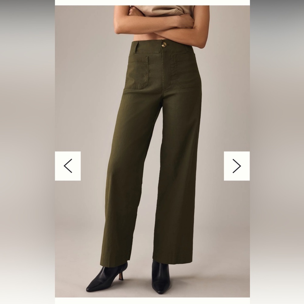 NWOT The Colette Full-Length Wide-Leg Pants Size 26T Color: Holly